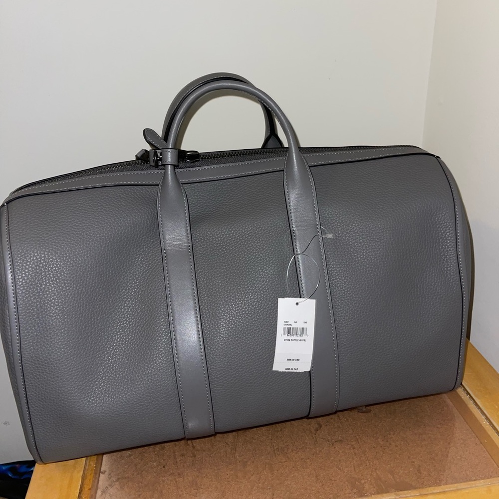 SOLD do not buy Coach Charcoal Gotham Duffel 45 Bag